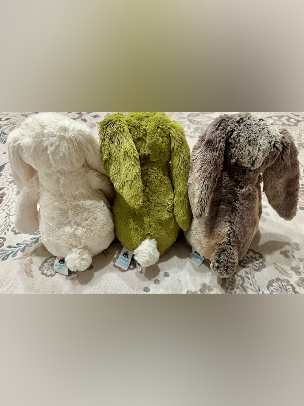 Jellycat Bunny Bundle (Moss Green Bunny, Berry Bunny & Woodland Bunny) - Picture 5 of 8